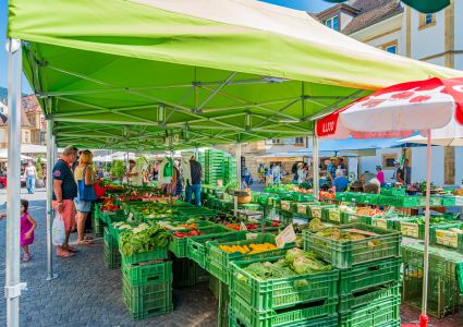 Le marché de Neuchâtel