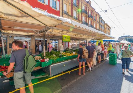 Le marché de Neuchâtel
