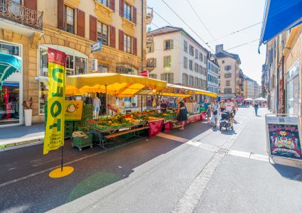 Le marché de Neuchâtel