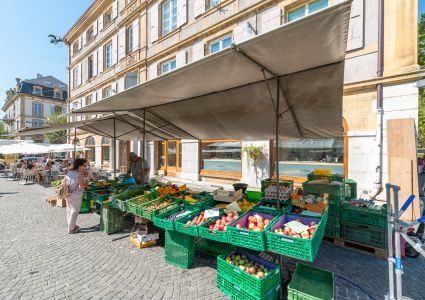 Le marché de Neuchâtel
