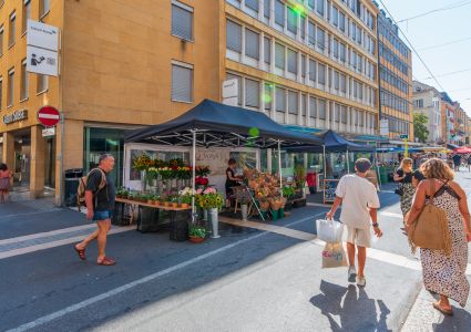 Le marché de Neuchâtel